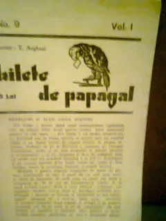 REVISTA BILETE DE PAPAGAL NR.9/VOL I