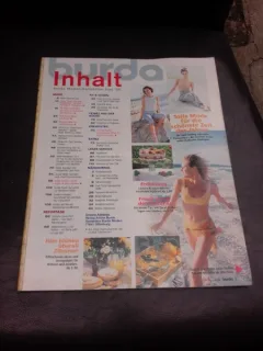 REVISTA BURDA DIN IUNIE/1998, TEXT IN LIMBA GERMANA