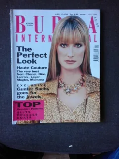 REVISTA BURDA INTERNATIONAL, IARNA 1995/1996, TEXT IN LIMBA ENGLEZA