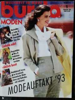 REVISTA BURDA  NR 1 - IANUARIE 1993