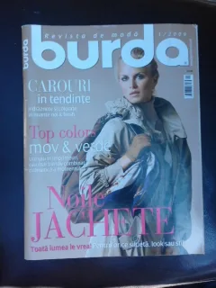 Revista Burda nr.1/2009, text in limba romana