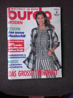 REVISTA BURDA NR.2/1994, TEXT IN LIMBA GERMANA