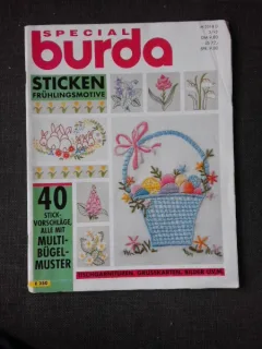 REVISTA BURDA NR.3/1993, TEXT IN LIMBA GERMANA, NUMAR SPECIAL DE PASTE