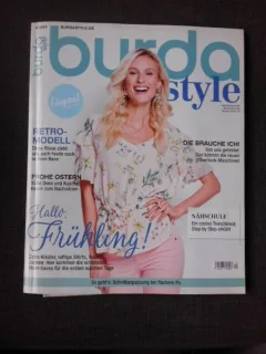 Revista Burda nr.4/2018 text in limba germana