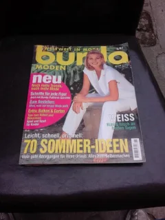 REVISTA BURDA NR.6/1997, TEXT IN LIMBA GERMANA