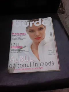 REVISTA BURDA NR.6/2007, TEXT IN LIMBA ROMANA