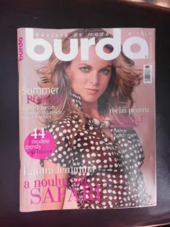 Revista Burda nr.6/2008 text in limba romana