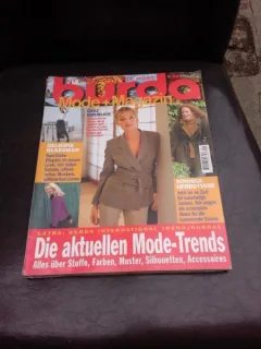 REVISTA BURDA NR.9/1998, TEXT IN LIMBA GERMANA CU INSTRUCTIUNI DE CUSUT IN LIMBA ROMANA