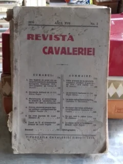 REVISTA CAVALERIEI NR.2/1938