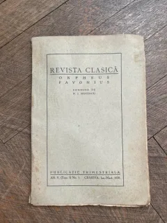 Revista clasica Orpheus Favonius Anul V Nr. 1 Ianuarie-Martie 1929