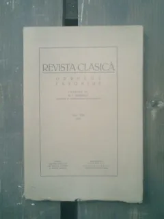 Revista clasica Orpheus Favonius tom. VIII 1936 - N. I. Herescu
