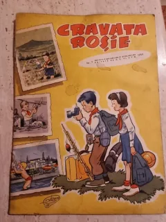 REVISTA CRAVATA ROSIE NR.7/1959 REVISTA PIONIERILOR SI SCOLARILOR