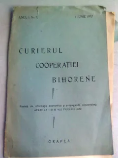 REVISTA CURIERUL COOPERATIEI BIHORENE NR.1/ 1 IUNIE 1937