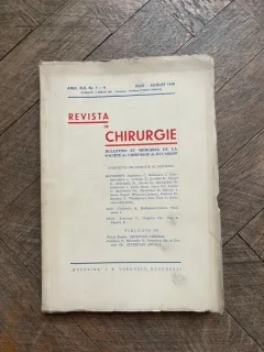 Revista de Chirurgie Anul XLVIIi Nr. 7-8 1940