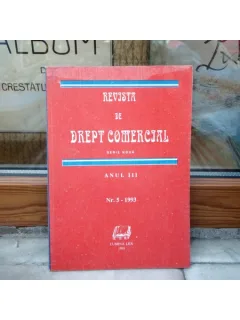 REVISTA DE DREPT COMERCIAL SERIE NOUA ANUL III NR.5 1993 , Cursuri
