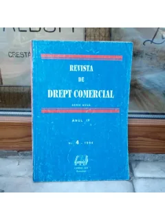 REVISTA DE DREPT COMERCIAL SERIE NOUA ANUL IV NR.4 1994 , Cursuri