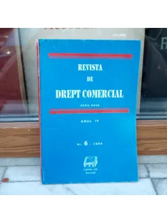 REVISTA DE DREPT COMERCIAL SERIE NOUA ANUL IV NR.6 1994 , Cursuri