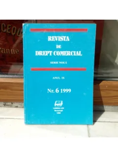 REVISTA DE DREPT COMERCIAL SERIE NOUA ANUL IX NR.6 1999 , Cursuri