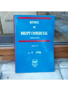 REVISTA DE DREPT COMERCIAL SERIE NOUA ANUL VI NR.1 1996 , Cursuri