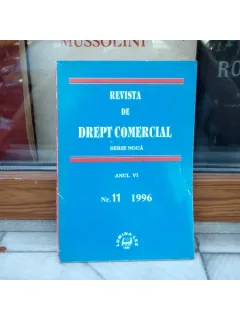 REVISTA DE DREPT COMERCIAL SERIE NOUA ANUL VI NR.11 1996 , Cursuri