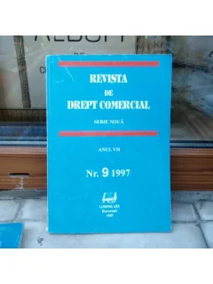 REVISTA DE DREPT COMERCIAL SERIE NOUA ANUL VII NR.9 1997 , Cursuri