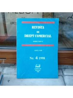 REVISTA DE DREPT COMERCIAL SERIE NOUA ANUL VIII NR.4 1998 , Cursuri