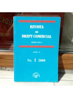 REVISTA DE DREPT COMERCIAL SERIE NOUA ANUL X NR.1 2000 , Cursuri