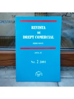 REVISTA DE DREPT COMERCIAL SERIE NOUA ANUL XI NR.2 2001 , Cursuri