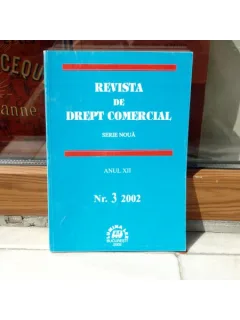 REVISTA DE DREPT COMERCIAL SERIE NOUA ANUL XII NR.3 2002 , Cursuri
