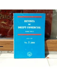 REVISTA DE DREPT COMERCIAL SERIE NOUA ANUL XIV NR.5 2004 , Cursuri