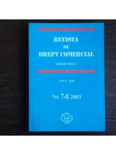 REVISTA DE DREPT COMERCIAL SERIE NOUA, IN MEMORIAM OCTAVIAN CAPATANA
