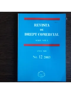 REVISTA DE DREPT COMERCIAL SERIE NOUA, Ion Turcu