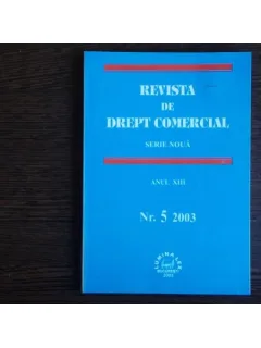 REVISTA DE DREPT COMERCIAL SERIE NOUA, Ion Turcu