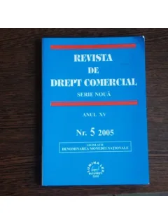 REVISTA DE DREPT COMERCIAL SERIE NOUA, Prof. univ. Ion Turcu
