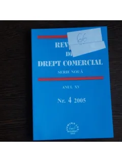 REVISTA DE DREPT COMERCIAL SERIE NOUA, Prof. univ. Ion Turcu