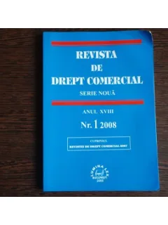 REVISTA DE DREPT COMERCIAL SERIE NOUA, Prof. univ. Monna-Lisa Belu Magdo