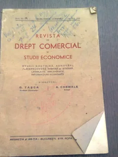 REVISTA DE DREPT COMERCIAL SI STUDII ECONOMICE NR.1/1936