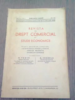 REVISTA DE DREPT COMERCIAL SI STUDII ECONOMICE NR.5/1939