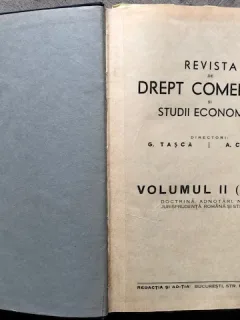 REVISTA DE DREPT COMERCIAL SI STUDII ECONOMICE VOL.II/1935
