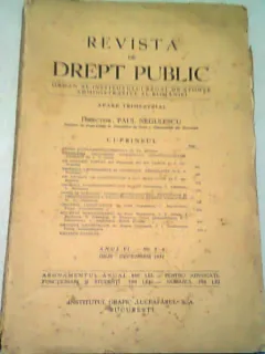 REVISTA DE DREPT PUBLIC NR.3-4/1931