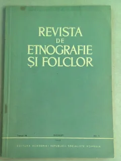 REVISTA DE ETNOGRAFIE SI FOLCLOR NR.1/1969