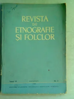 REVISTA DE ETNOGRAFIE SI FOLCLOR NR.4/1966