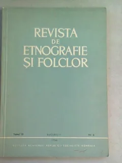 REVISTA DE ETNOGRAFIE SI FOLCLOR NR.6/1968