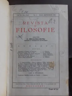 REVISTA DE FILOSOFIE NR.3/1930
