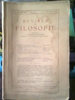 REVISTA DE FILOSOFIE NR.4/1934