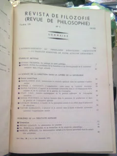 Revista de Filozofie 1972