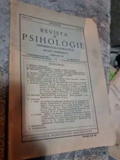 Revista de Psihologie Anul I Martie-Iunie