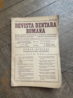 Revista dentara romana Anul II Ianuarie-Februarie 1949
