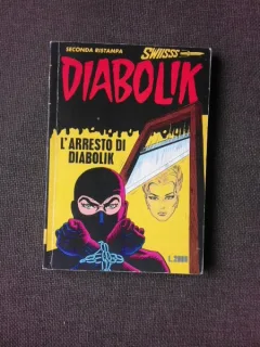 REVISTA DIABOLIK NR.3/1994, L'ARRESTO DI DIABOLIK, REVISTA CU BENZI DESENATE, TEXT IN LIMBA ITALIANA