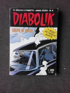 REVISTA DIABOLIK NR.8/XXXIX, COLPO DI SCENA, REVISTA CU BENZI DESENATE, TEXT IN LIMBA ITALIANA